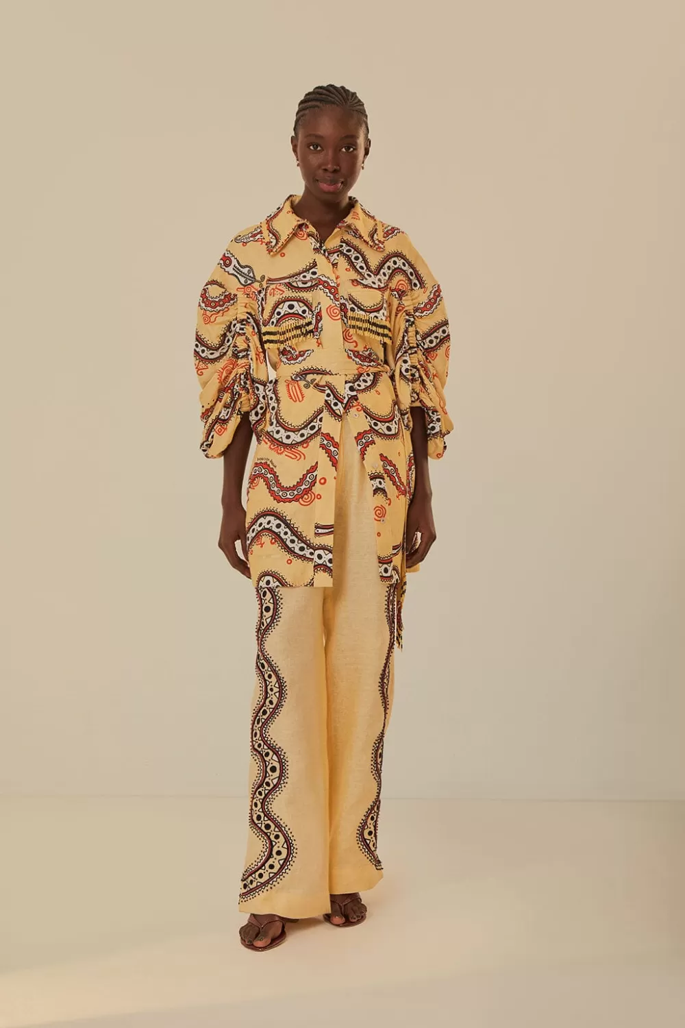 Sand Time Snake Pants | FARM Rio Cheap
