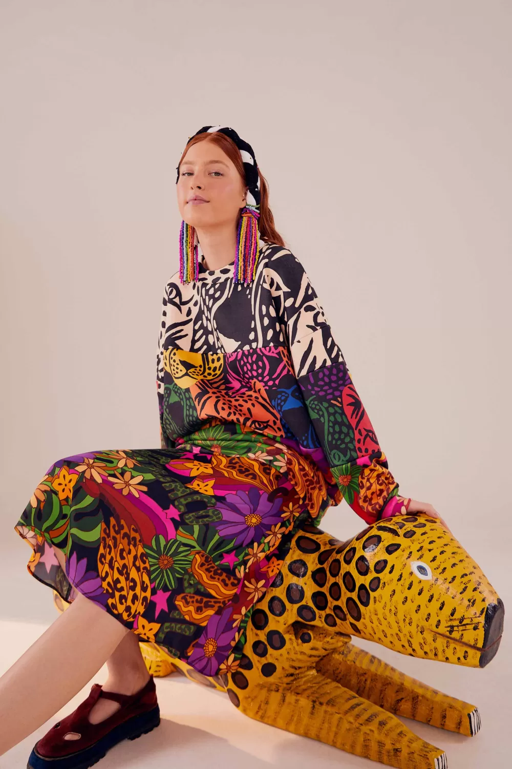 STAR FRUIT SKIRT | Midi Length | FARM Rio Sale