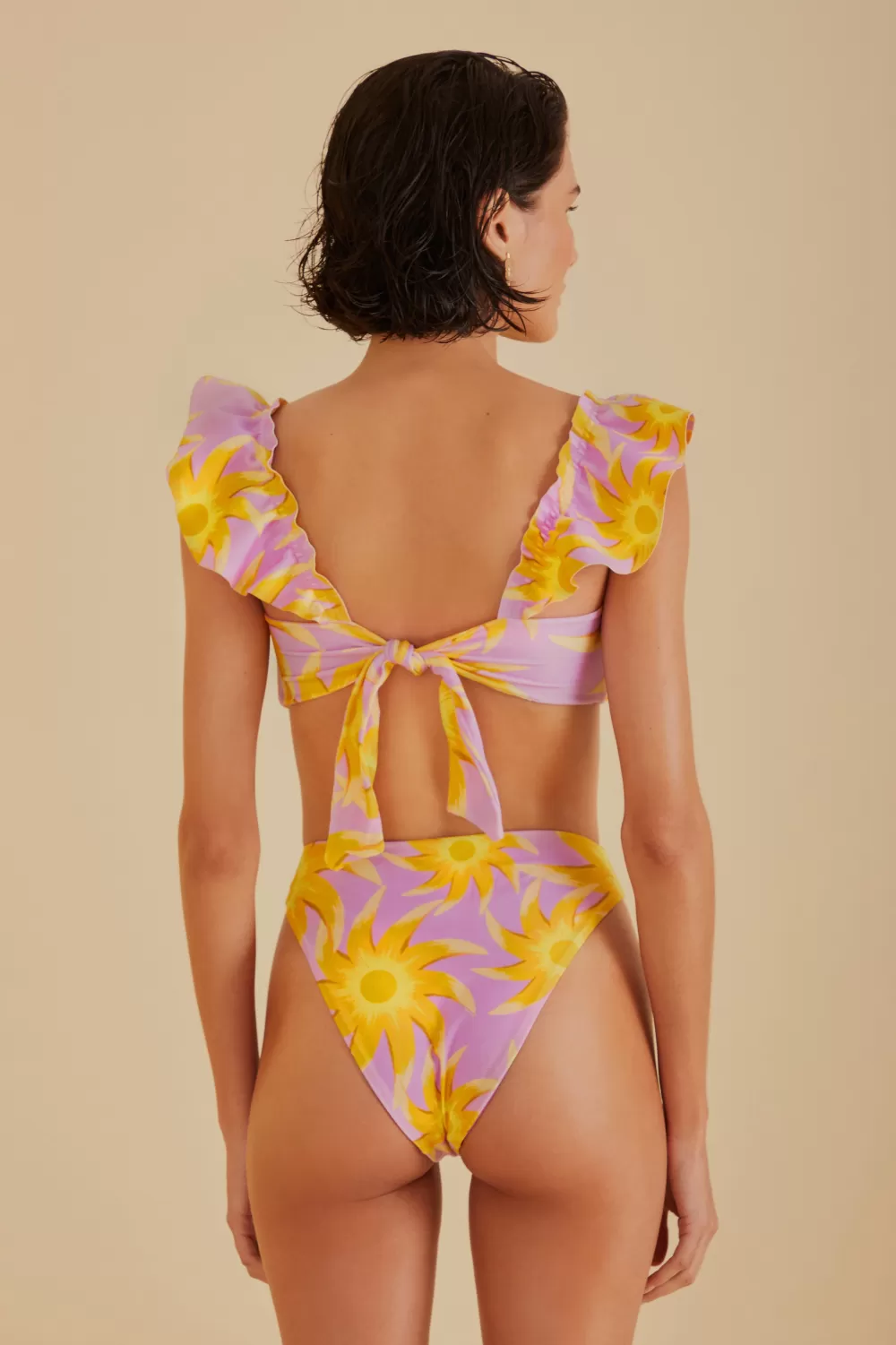 Sunny Side High Waist Bikini Bottom | FARM Rio Store