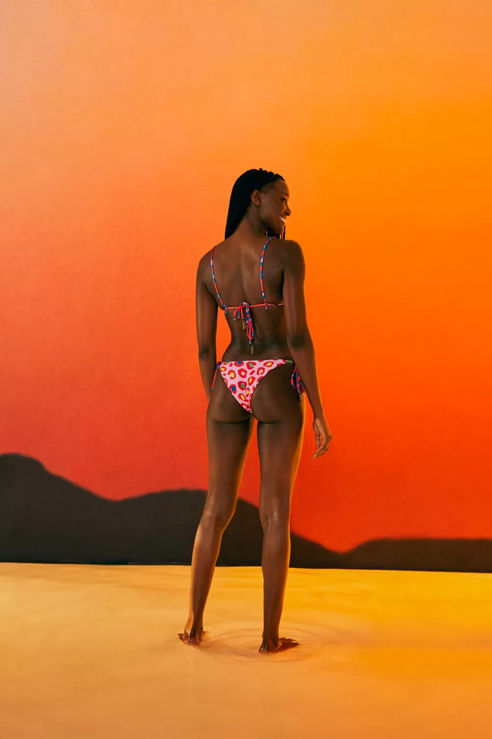 Triangle Bikini Bottom | Leopard Pop Print | FARM Rio Flash Sale