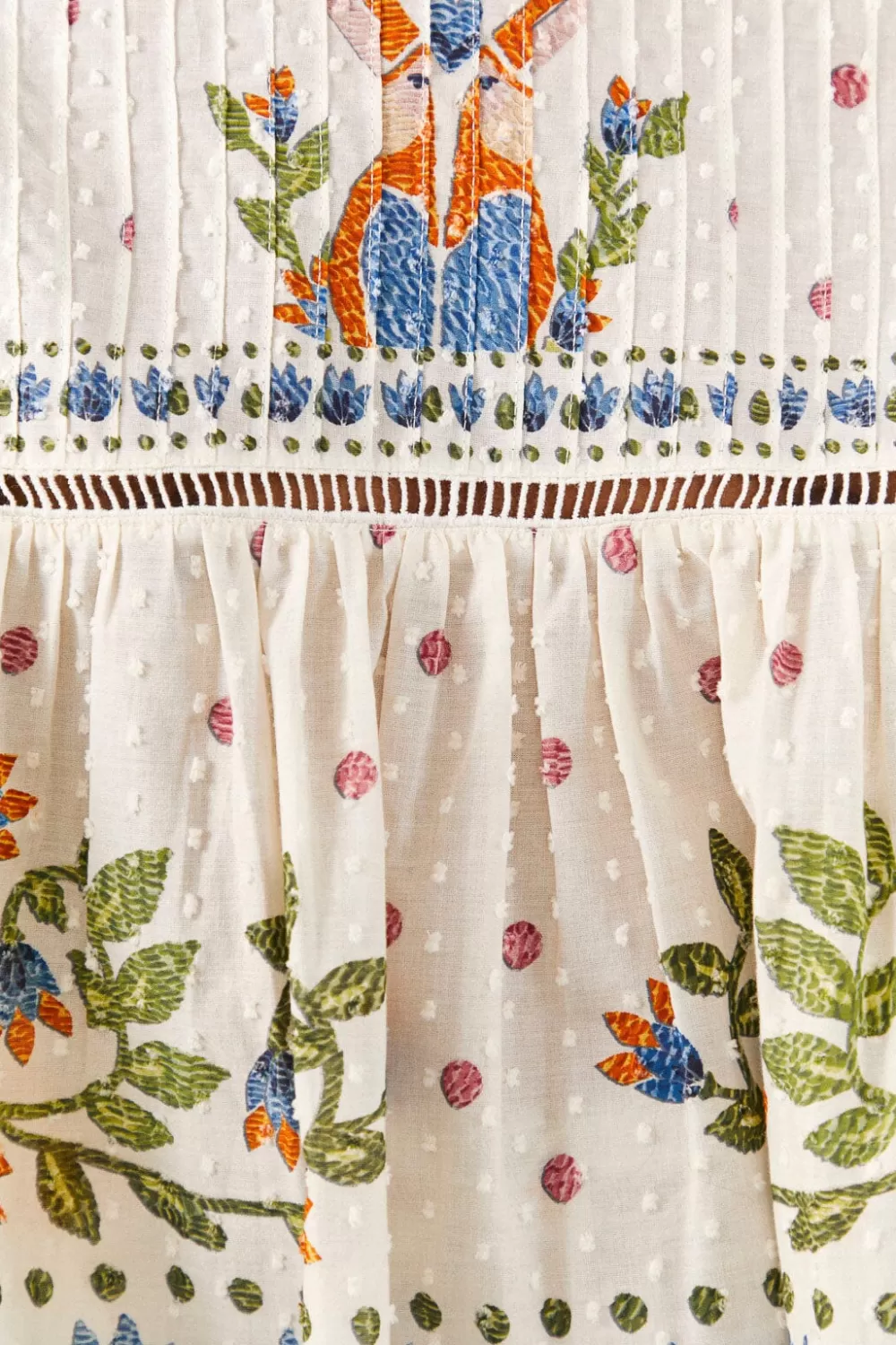 White Summer Garden Blouse | FARM Rio Best