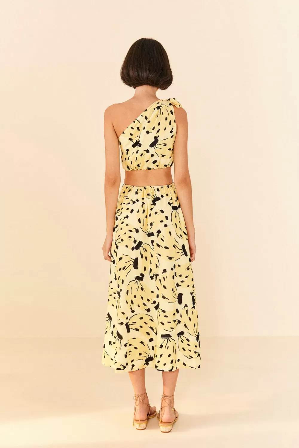 Yellow Bossa Banana Knot Midi Dress | FARM Rio Cheap